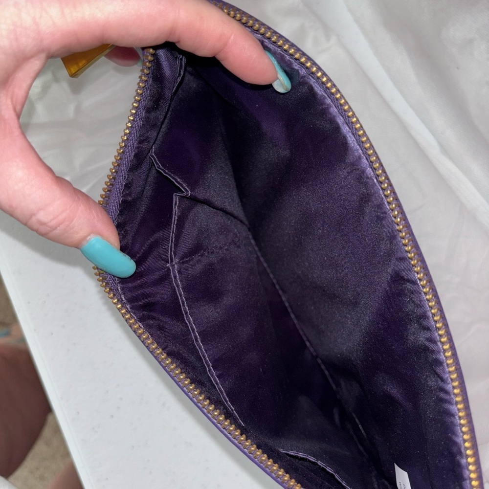 Joy & Iman Purple and Gold Satchel Set - Picture 4 of 16